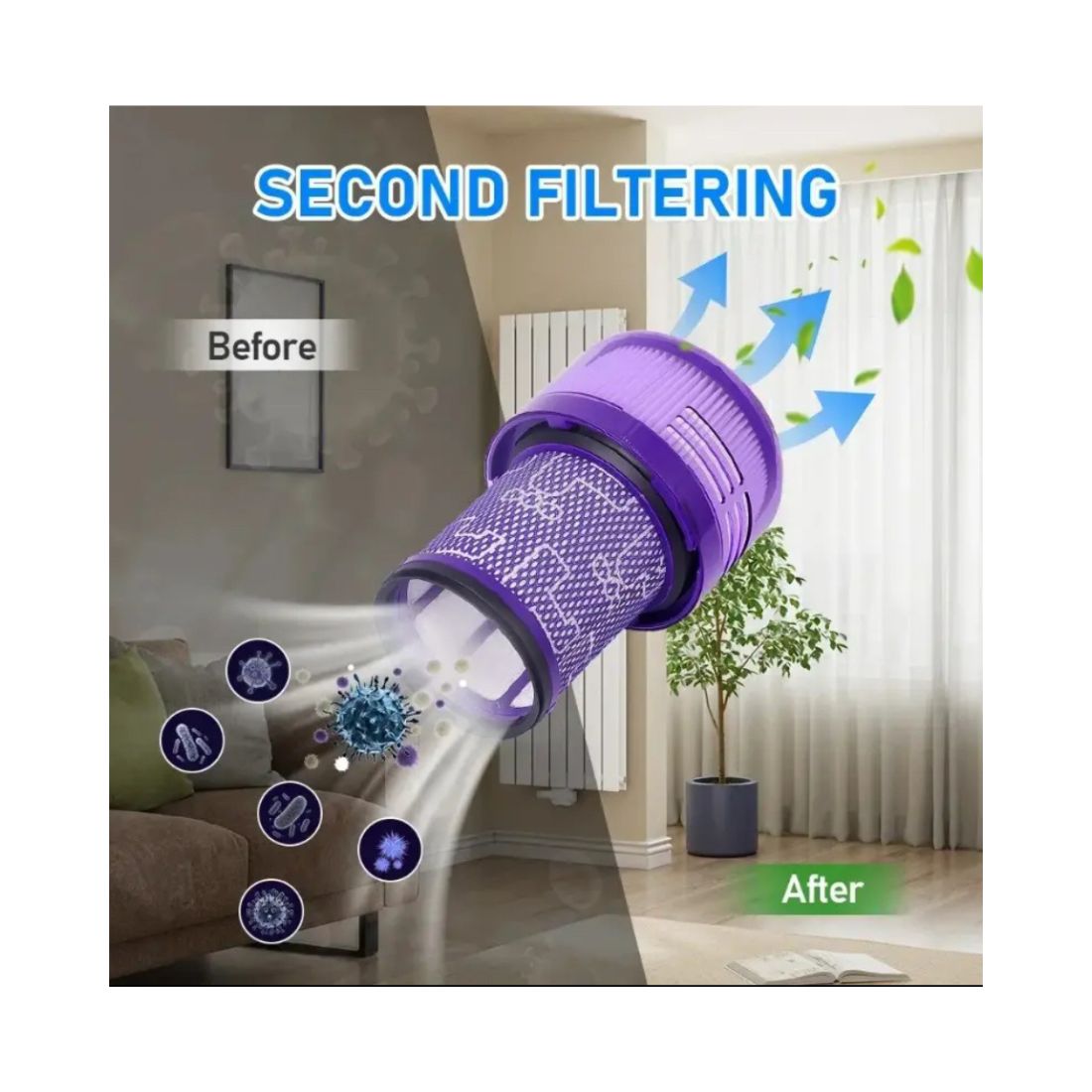 فلتر مكنسة دايسون V12 Slim - الصورة 4