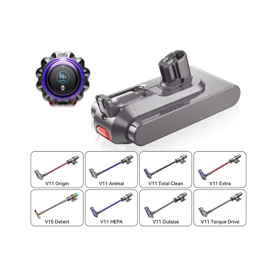 بطارية مكنسة دايسون