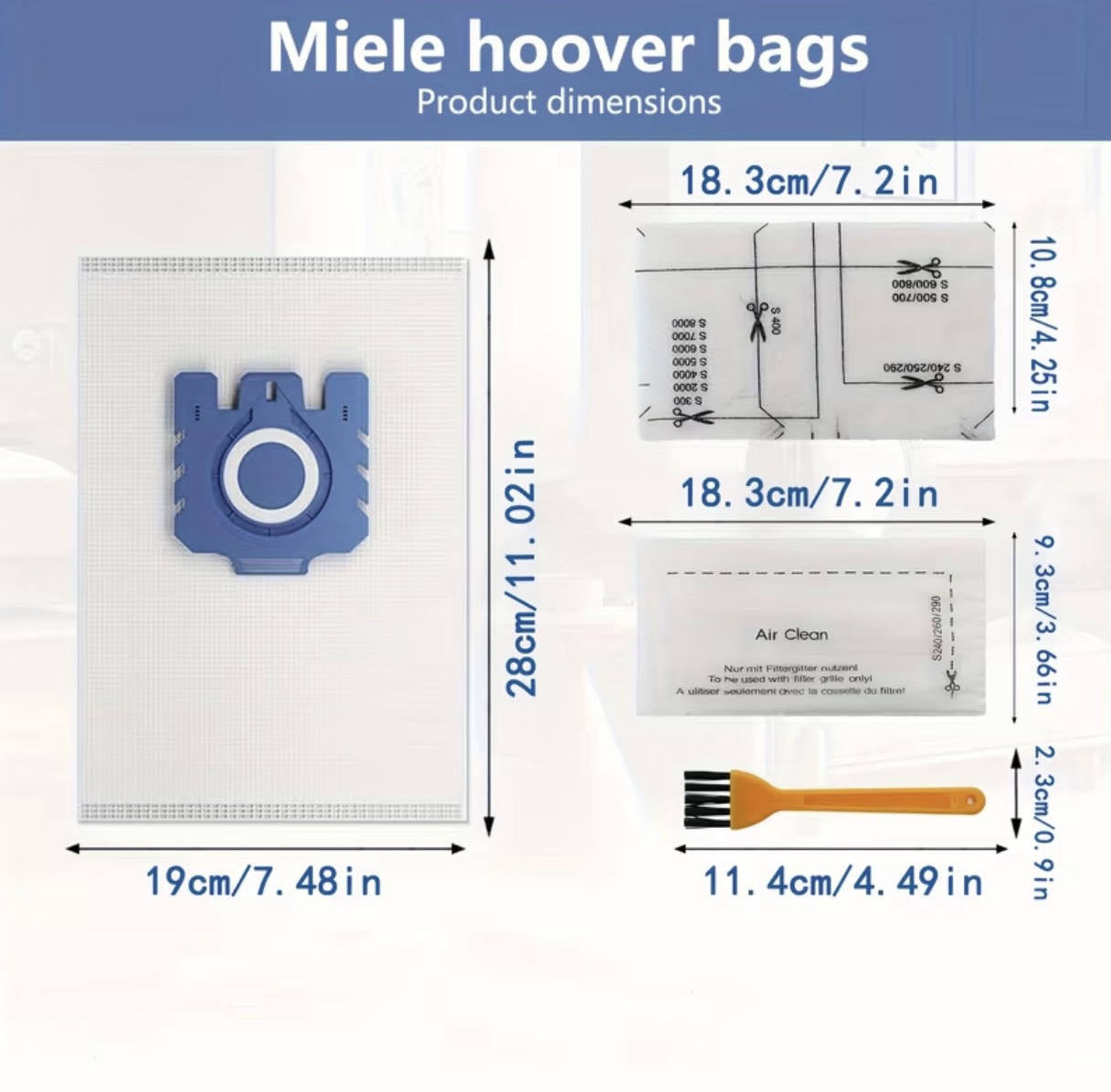 مجموعة أكياس مكنسة ميلا | أكياس مكنسة Miele - الصورة 4