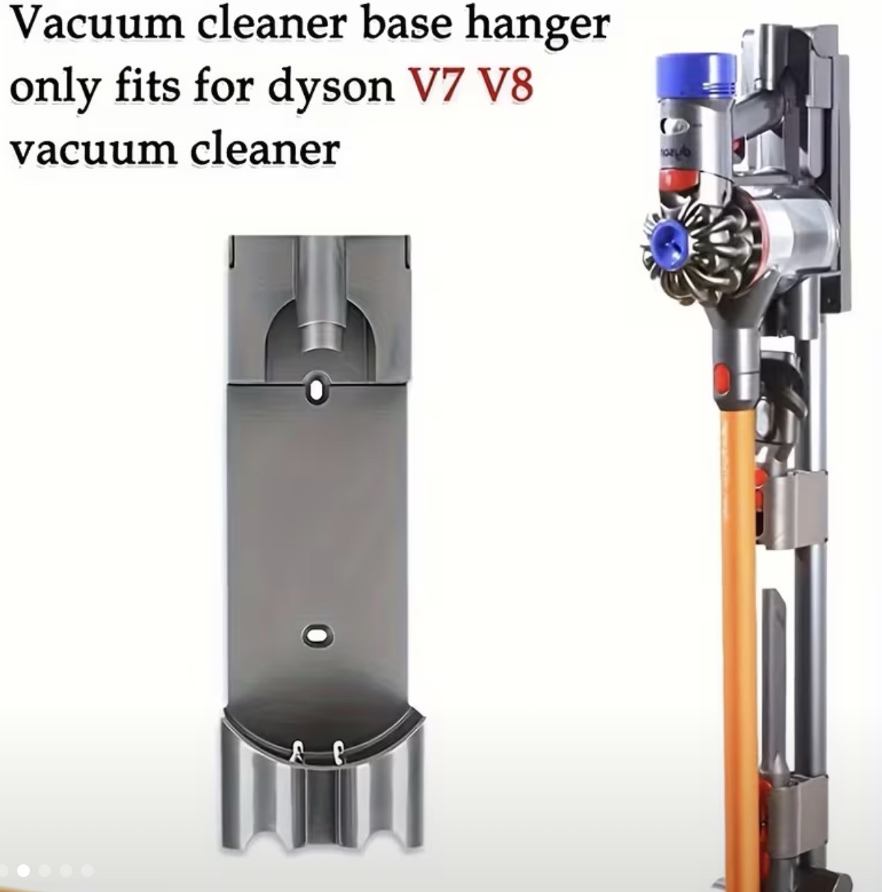 حامل شاحن دايسون | للتثبيت على الجدار | ل Dyson V7, V8, SV10, SV11 - الصورة 5